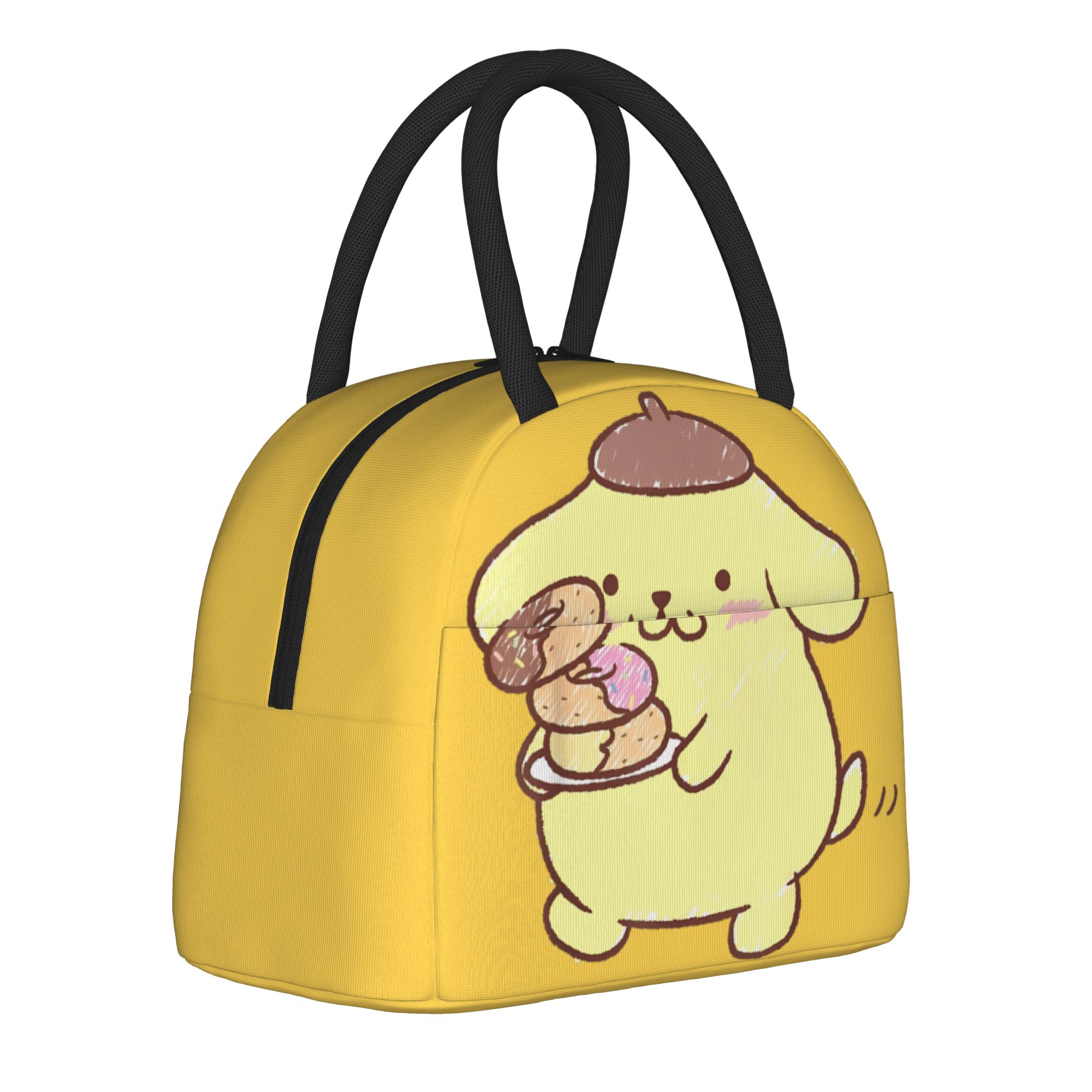Meal Prep Bag - Pompompurin Donuts Insulated Lunch Bags Leakproof
