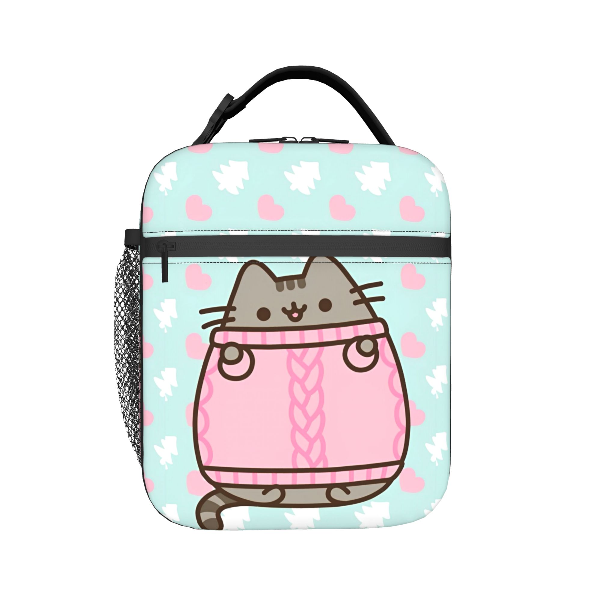 Meal Prep Bag - Cute Cat Insulated Lunch Bags Portable