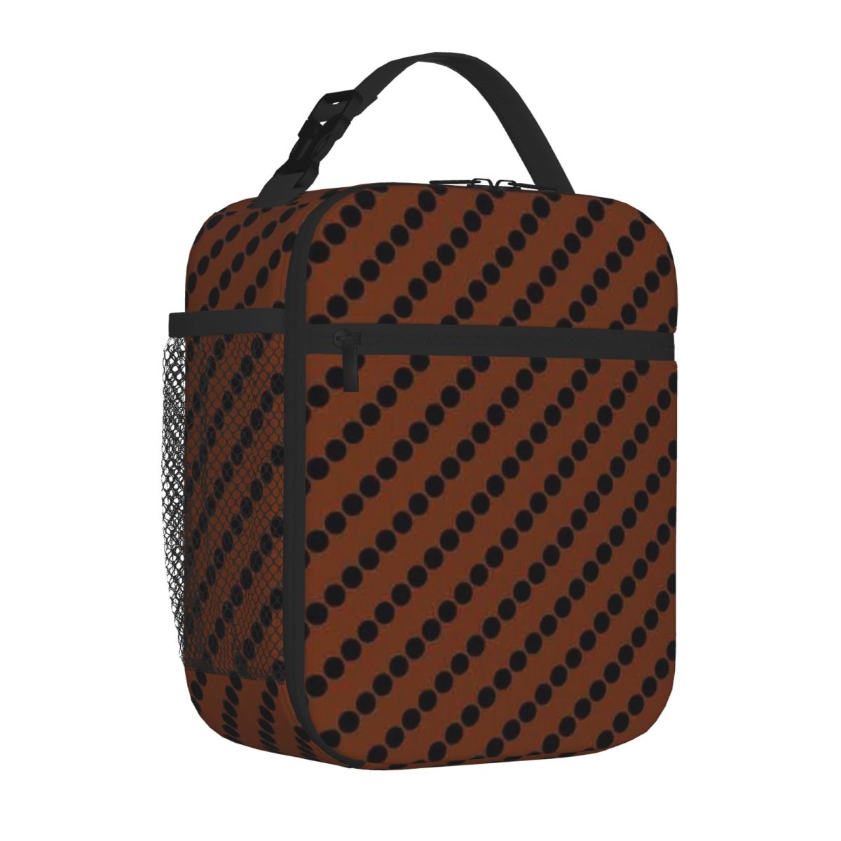 Meal Prep Lunch - Bestselling Black Polka Dot On Brown