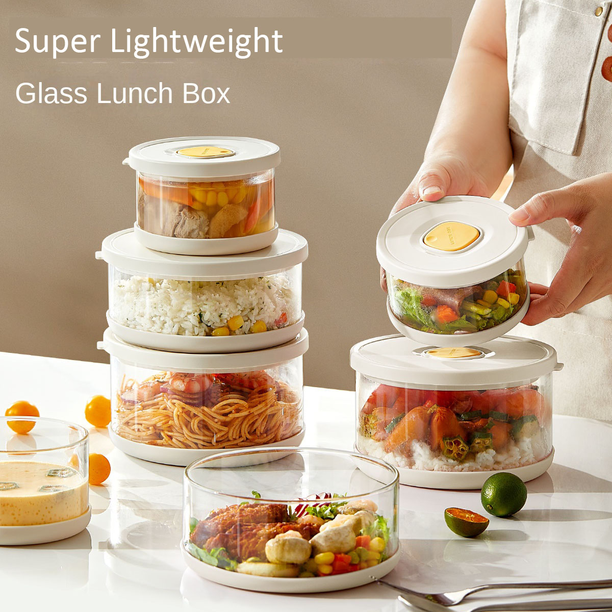 Glass Food Storage Container A - Meal Prep Frozen 评论和价格