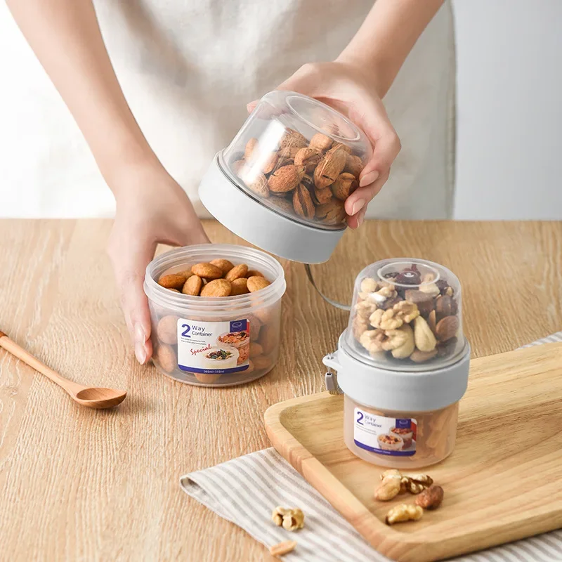 Carry Breakfast Cup Salad Cups - Meal Prep Oatmeal Jars 评论和价格