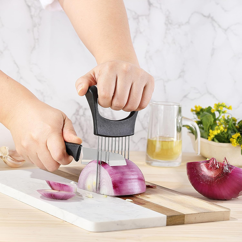 Stainless Steel Onion Slicer H - Onion Holder Slicer 评论和价格