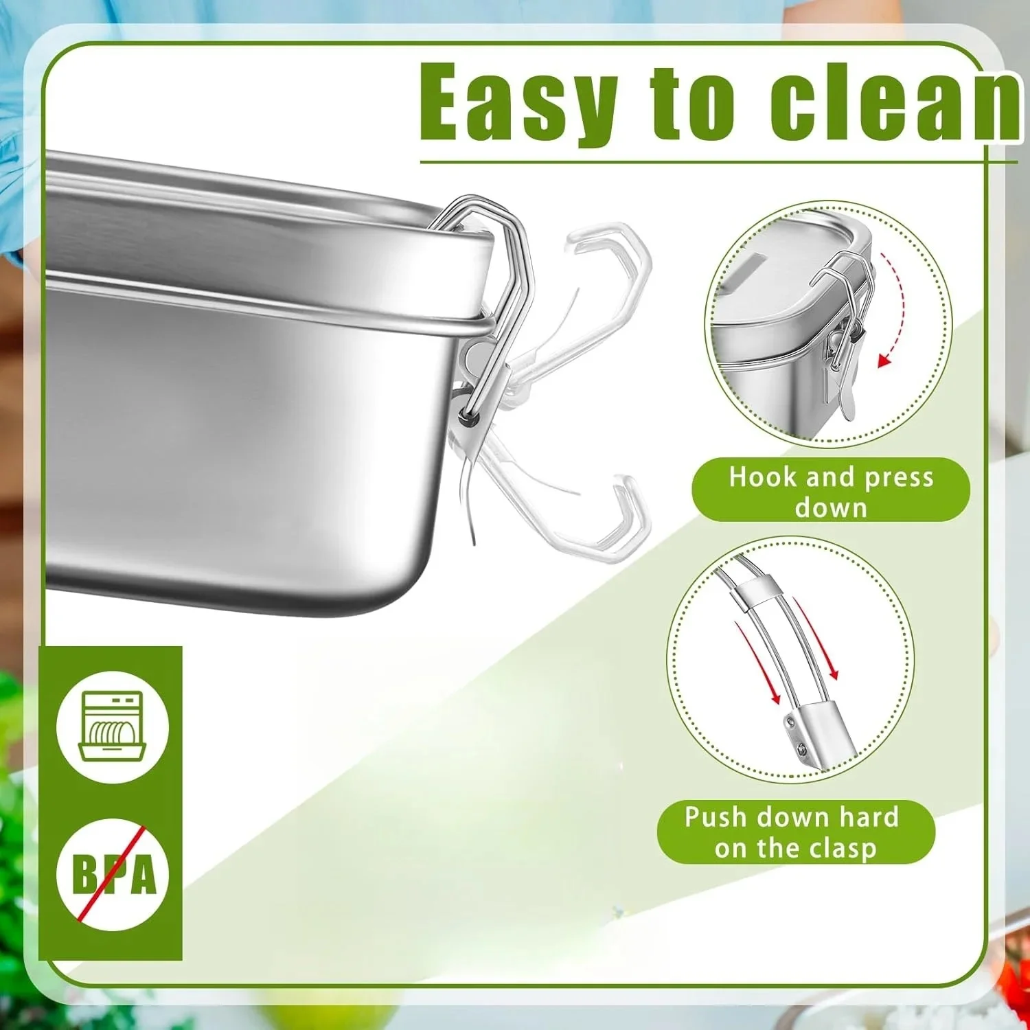 Stainless Steel Lunch Box for  - Meal Prep Lunch 评论和价格
