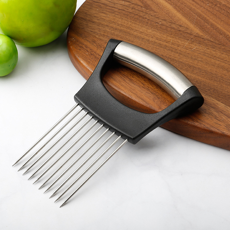 Stainless Steel Onion Cutter H - Onion Holder Slicer 评论和价格