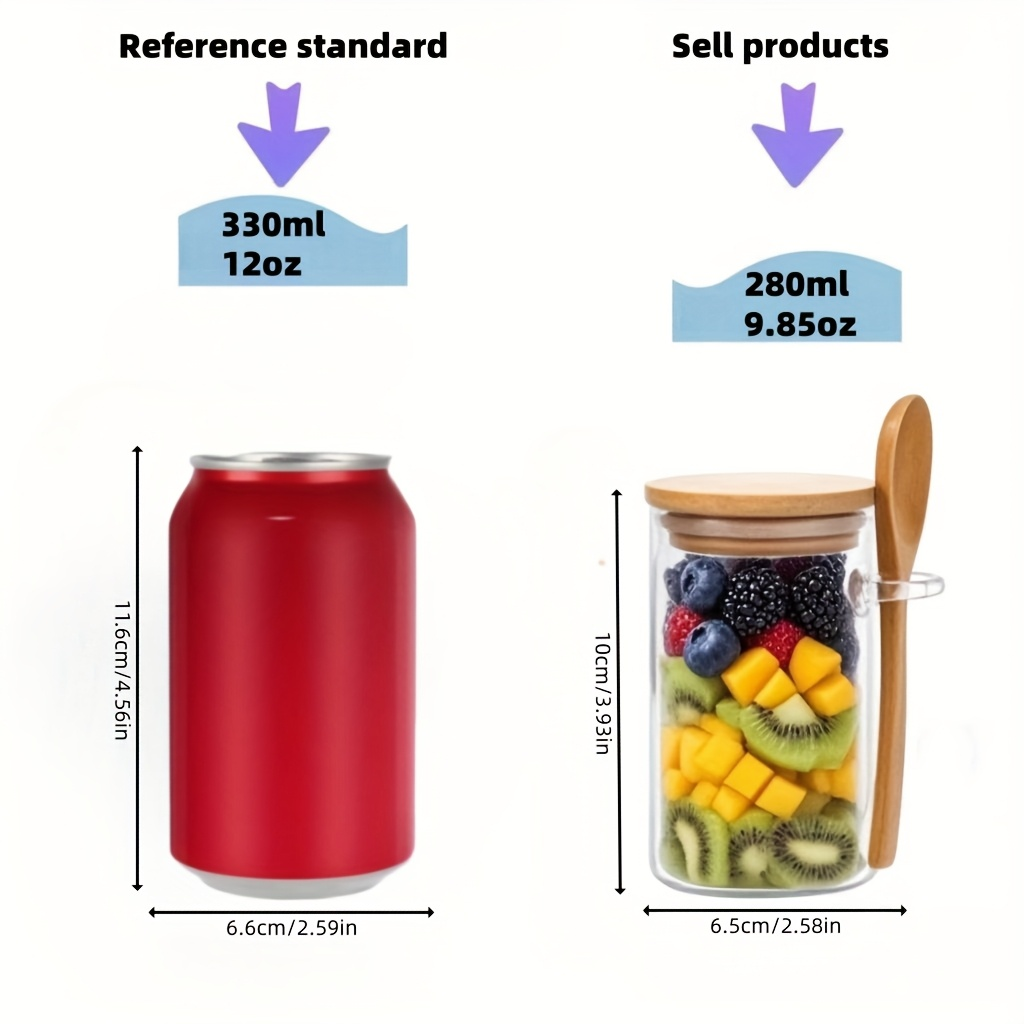 4/8/12Pcs, Oatmeal Breakfast C - Meal Prep Oatmeal Jars 评论和价格