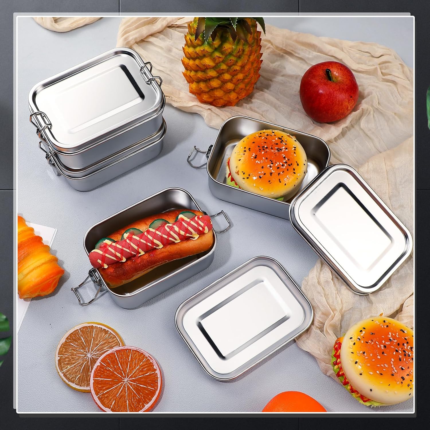 Stainless Steel Food Storage C - Meal Prep Lunch 评论和价格