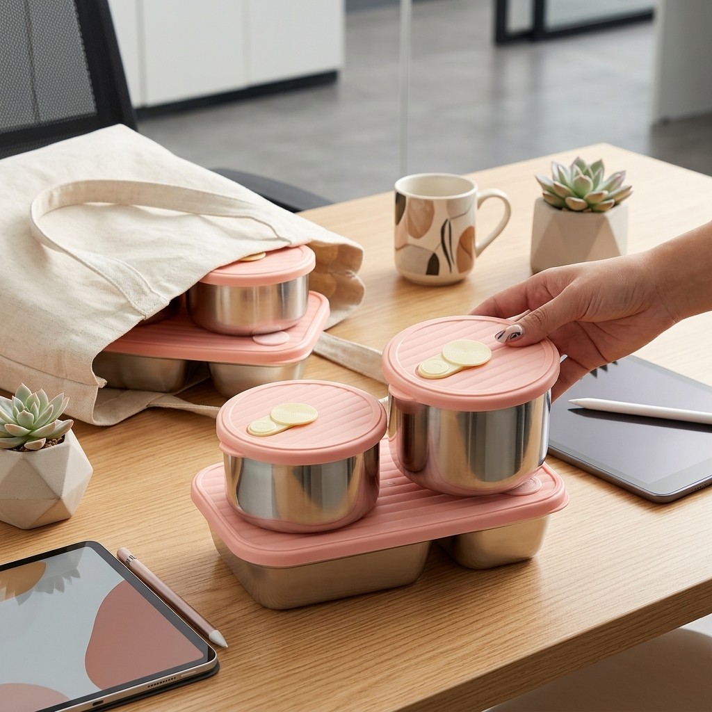 Microwave Safe 304 Stainless S - Meal Prep Lunch 评论和价格