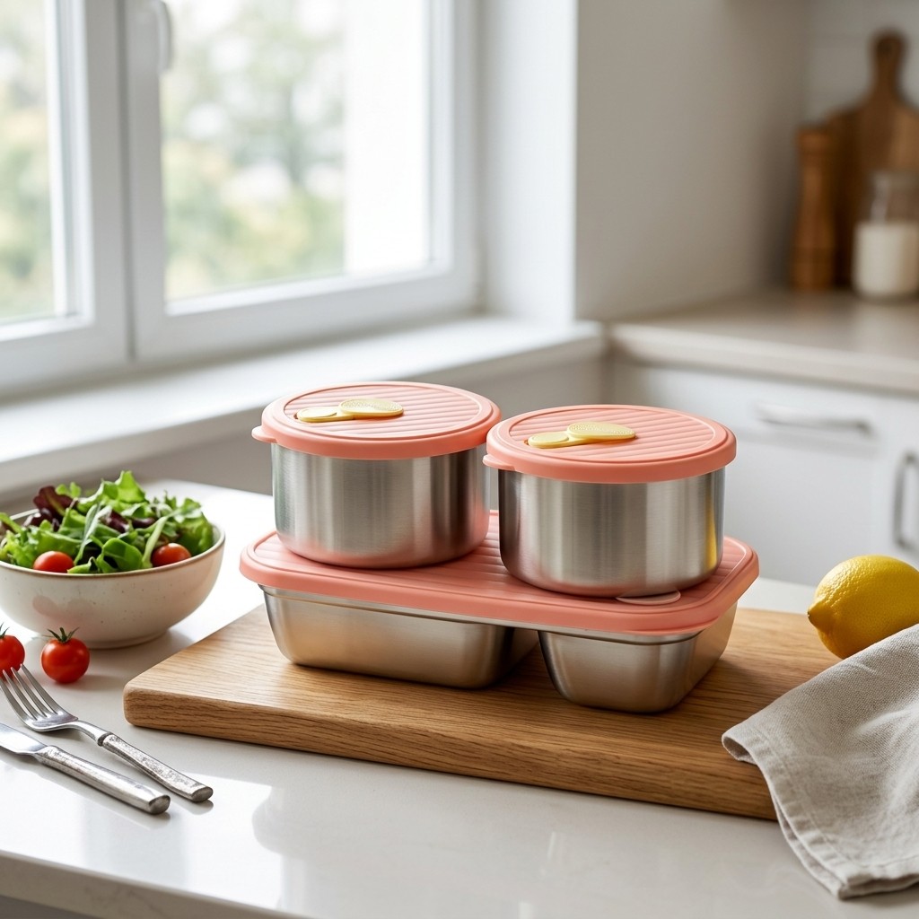 Microwave Safe 304 Stainless S - Meal Prep Lunch 评论和价格