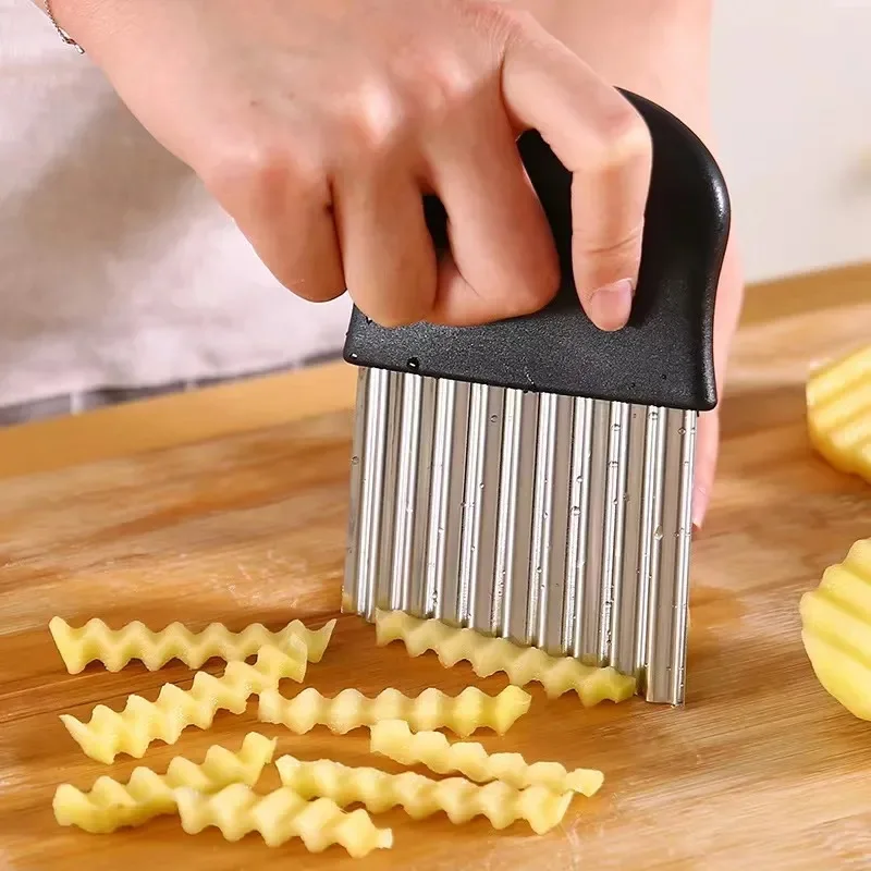 Stainless Steel Potato Chip Sl - Onion Holder Slicer 评论和价格