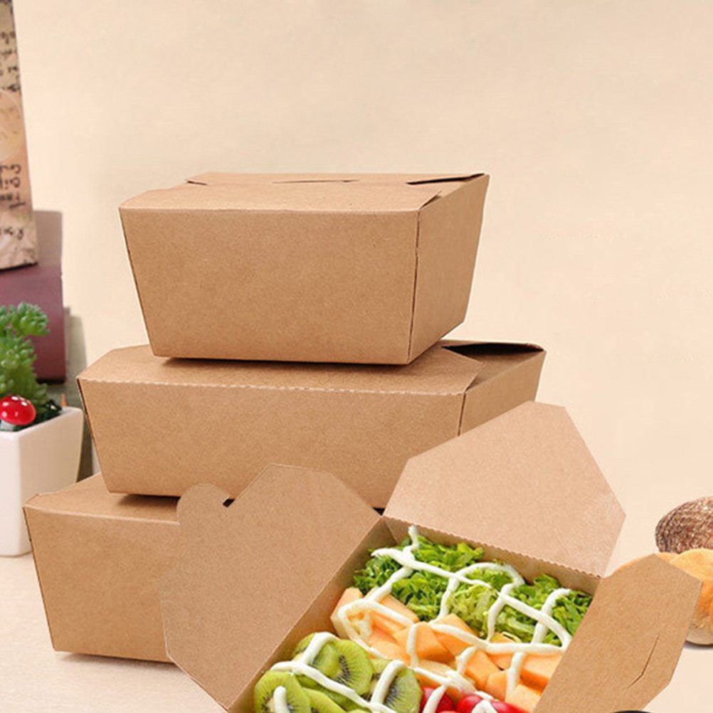 20Pcs Kraft Paper Lunch Box Di - Meal Prep For A Day 评论和价格