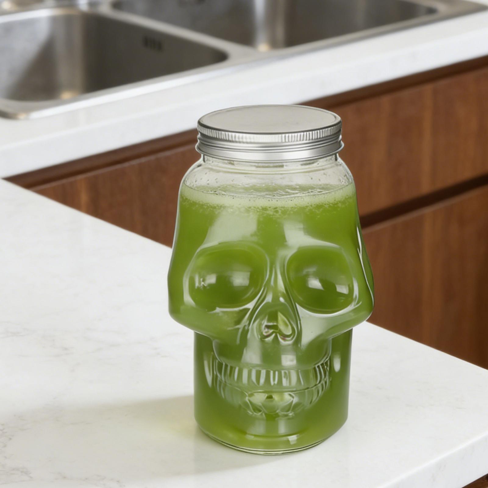 Transparent Skull Jars with Li - Meal Prep For A Day 评论和价格