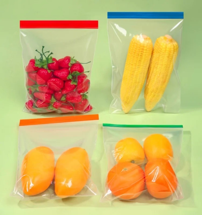 Colorful Clear PE  Zipper Stor - Meal Prep For A Day 评论和价格