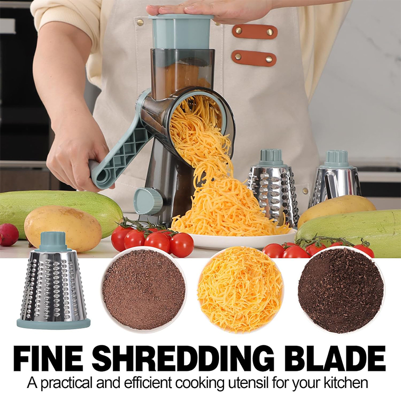LMETJMA 3 in 1 Rotary Cheese G - Onion Holder Slicer 评论和价格