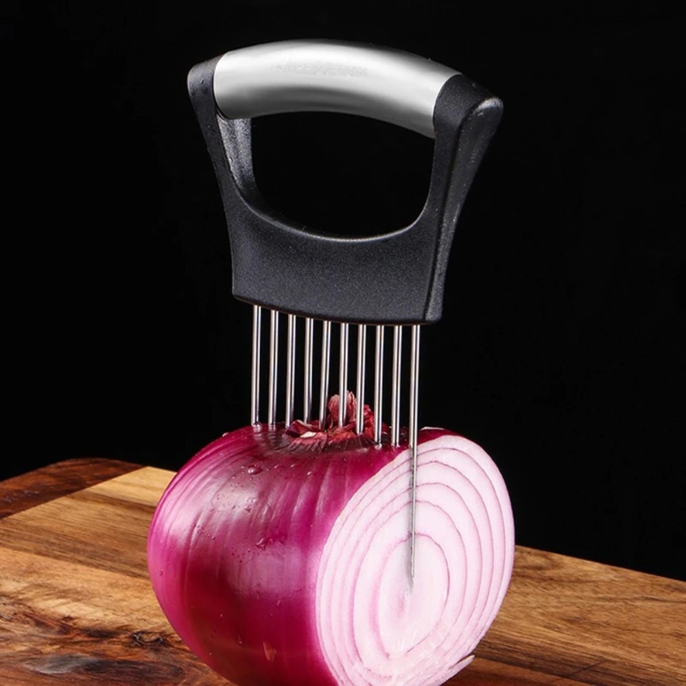 Stainless Steel Onion Cutter H - Onion Holder Slicer 评论和价格