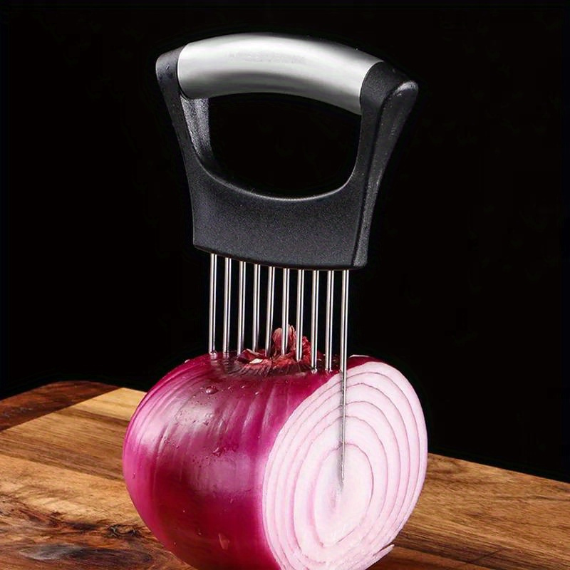 Stainless Steel Onion Cutter H - Onion Holder Slicer 评论和价格