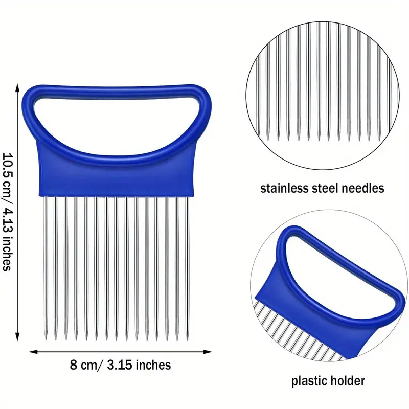 4-in-1 Kitchen Pin Magic Onion - Onion Holder Slicer 评论和价格