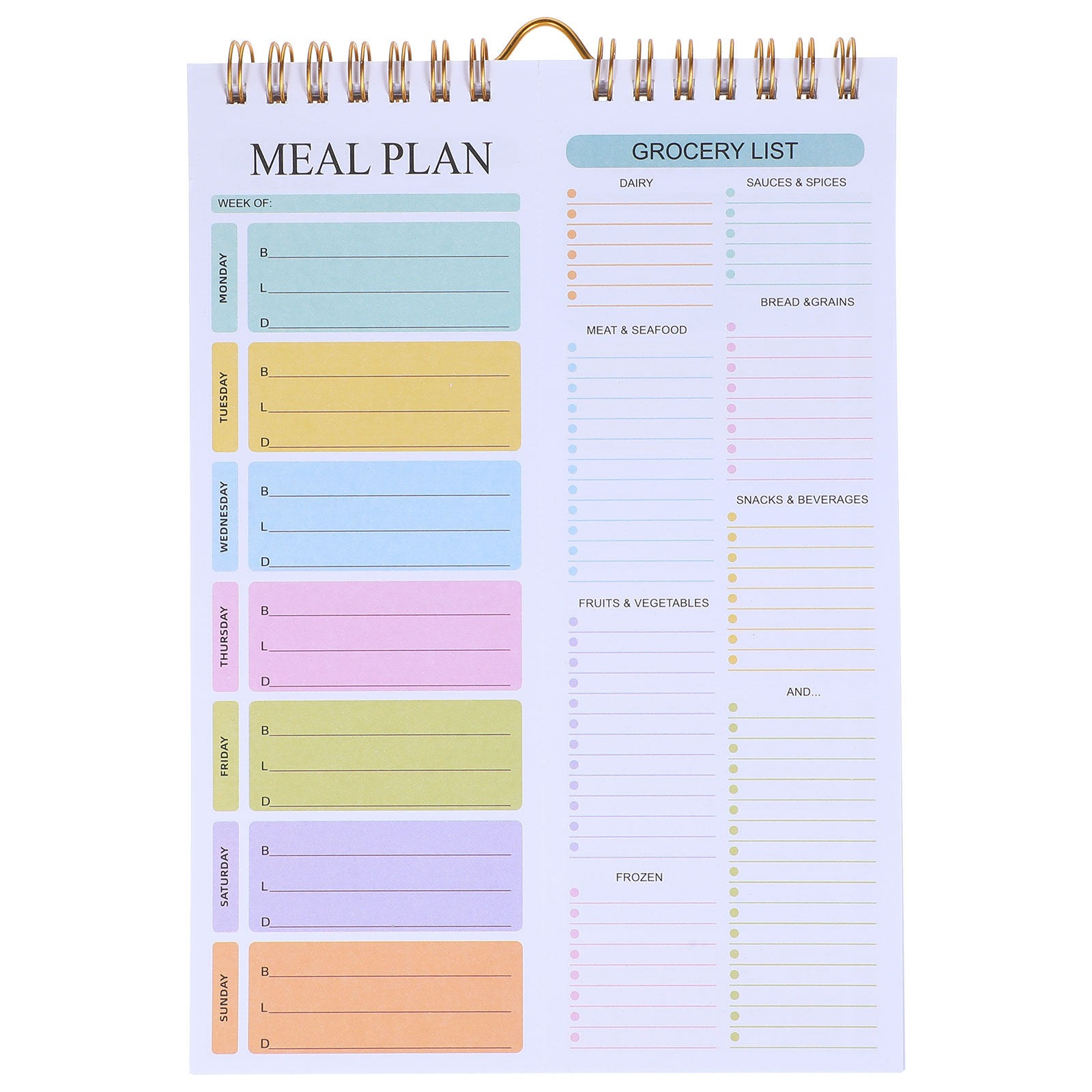 Weekly Meal Planner Notebook A - Meal Prep Weekly 评论和价格