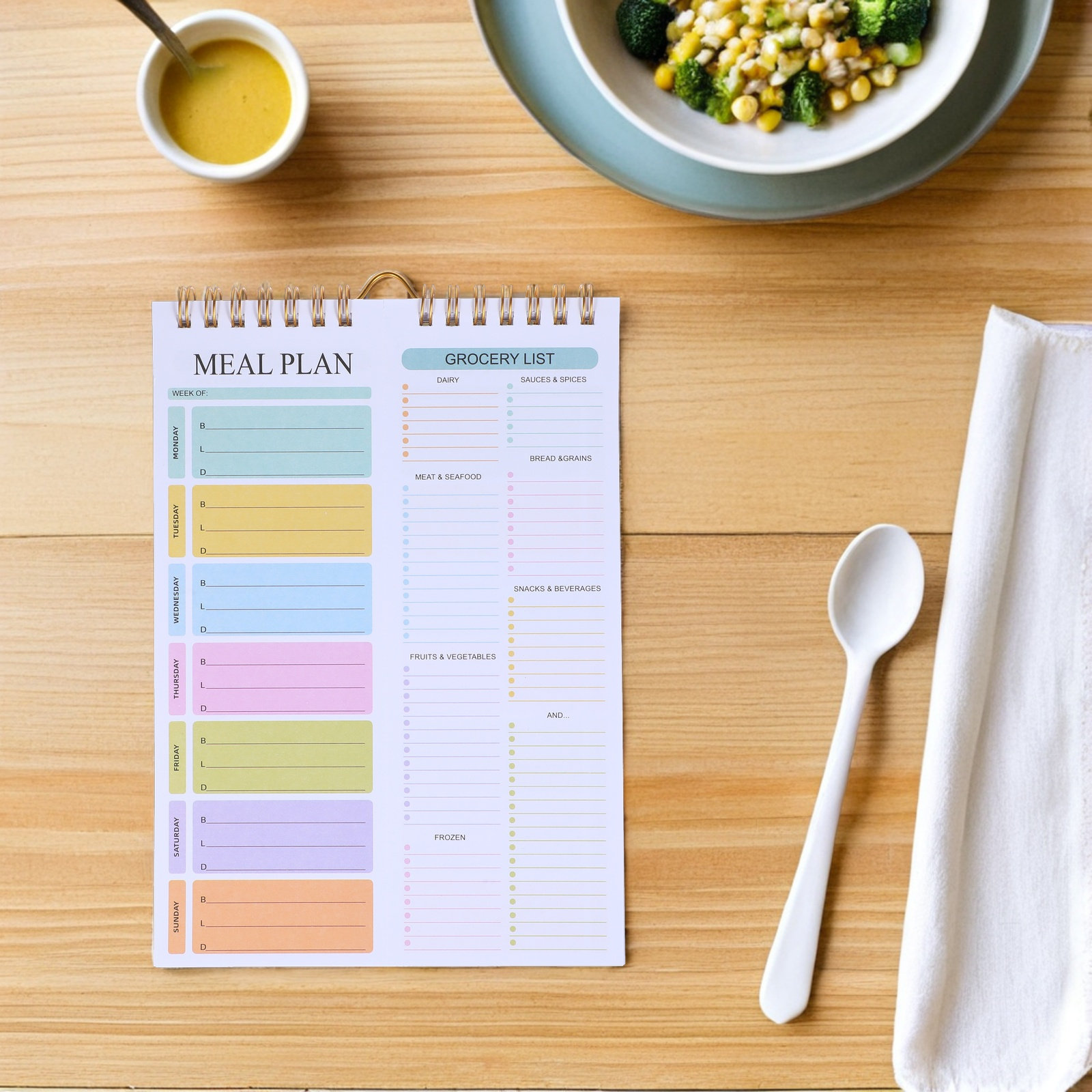 Weekly Meal Planner Notebook A - Meal Prep Weekly 评论和价格