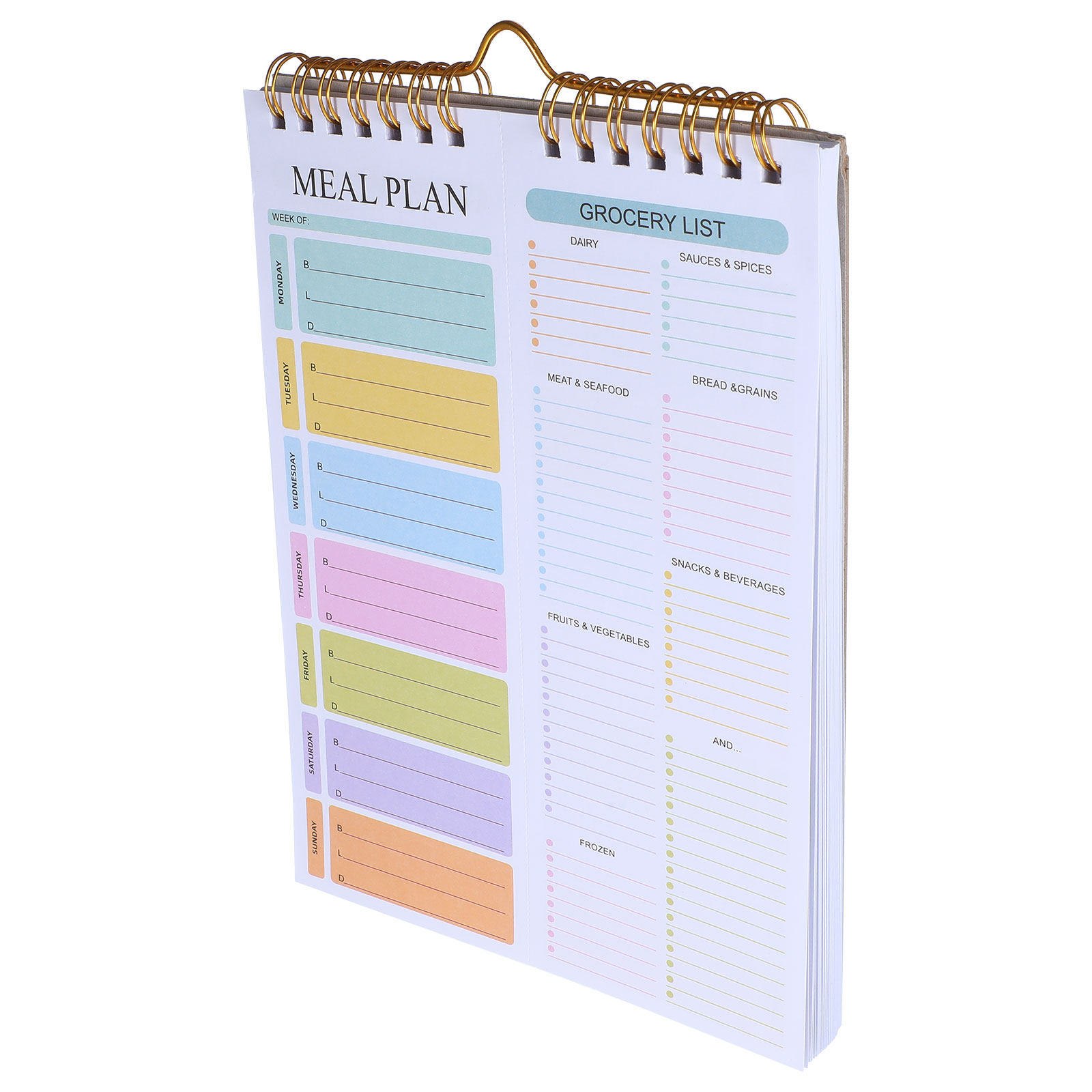 Weekly Meal Planner Notebook A - Meal Prep Weekly 评论和价格