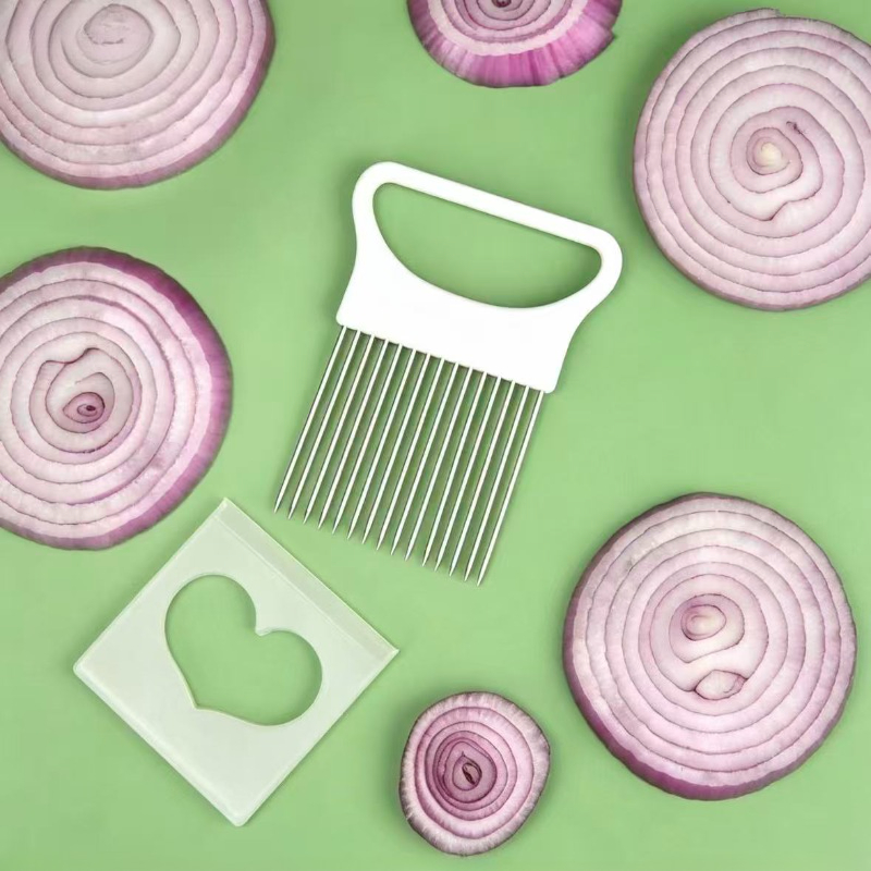Effortlessly Slice Onions with - Onion Holder Slicer 评论和价格