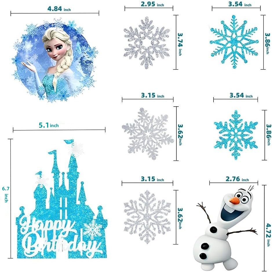 Frozen Elsa Princess Cake Topp - Meal Prep Frozen 评论和价格