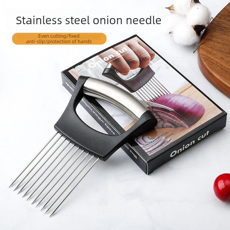 For Stainless Steel Onion Slic - Onion Holder Slicer 评论和价格