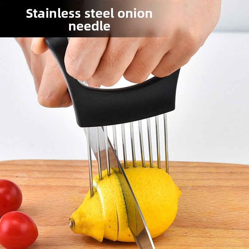For Stainless Steel Onion Slic - Onion Holder Slicer 评论和价格