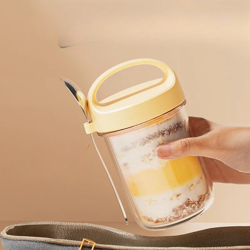 420ML New Breakfast Cups Oatme - Meal Prep Oatmeal Jars 评论和价格