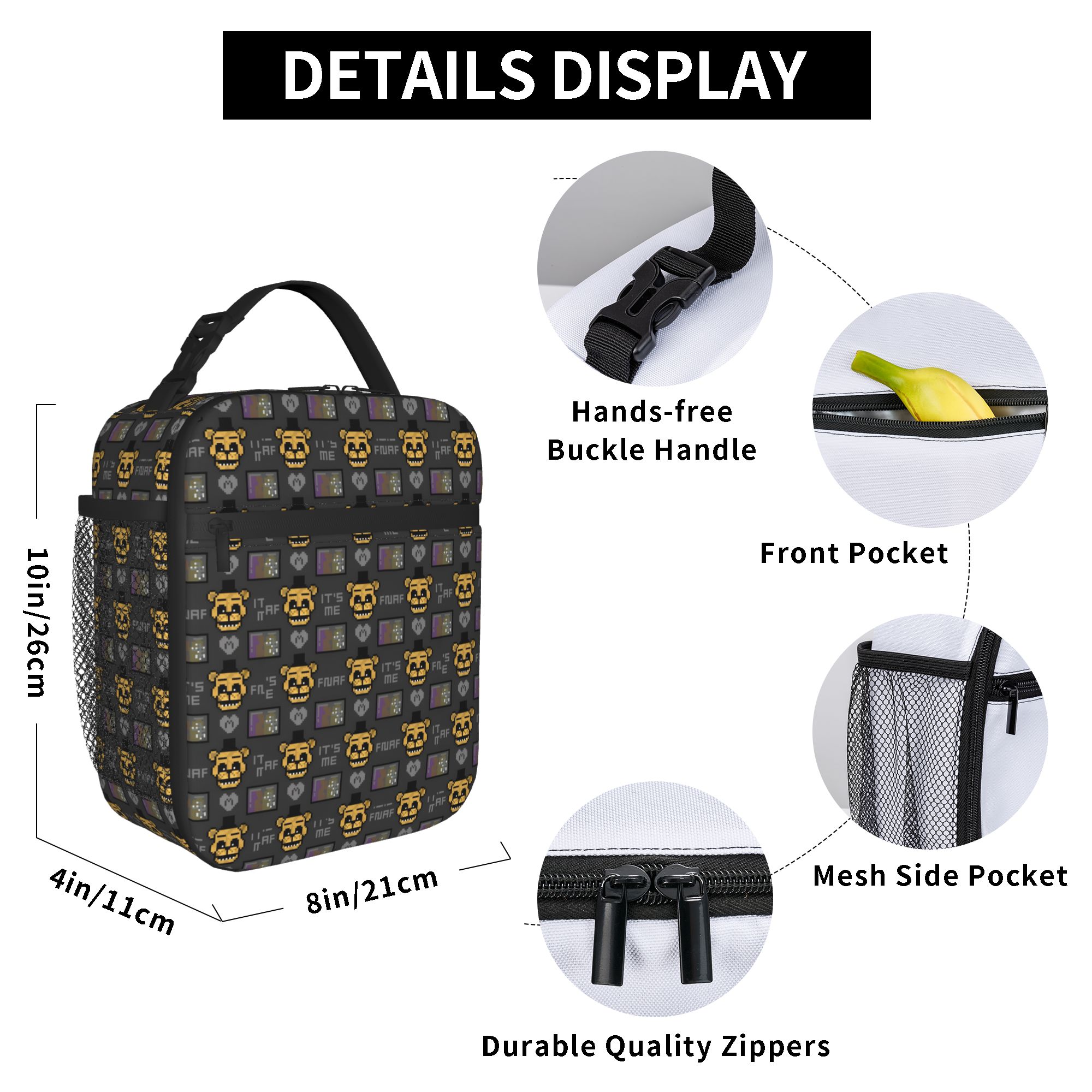 Custom FNAF At Freddys Portabl - Meal Prep Bag 评论和价格