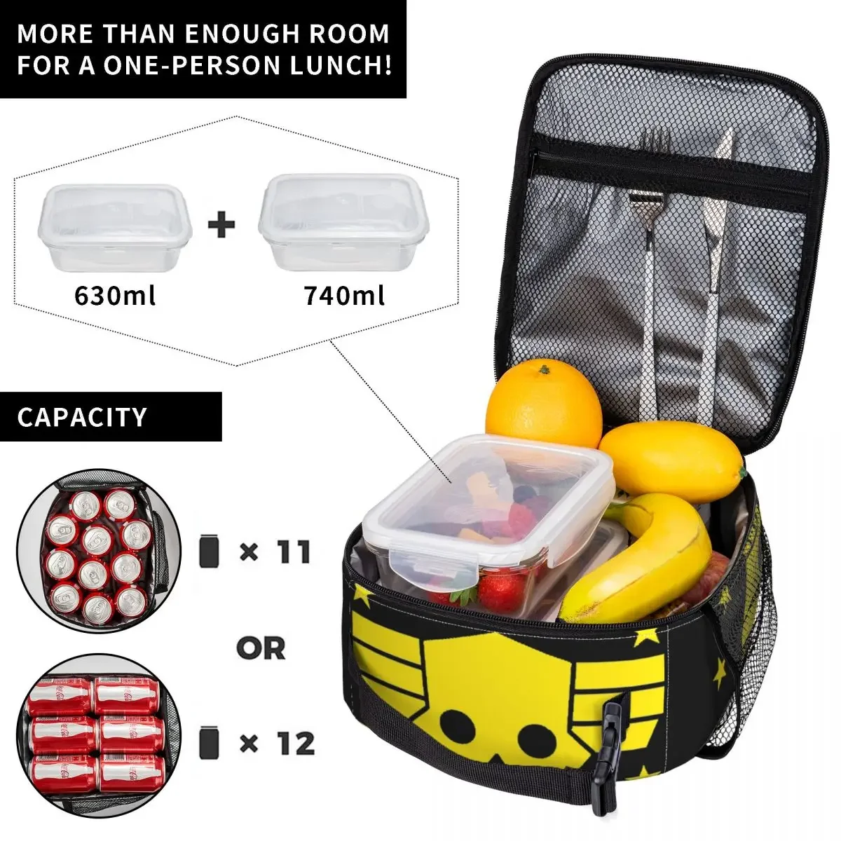 Insulated Lunch Bag Helldivers - Meal Prep Bag 评论和价格