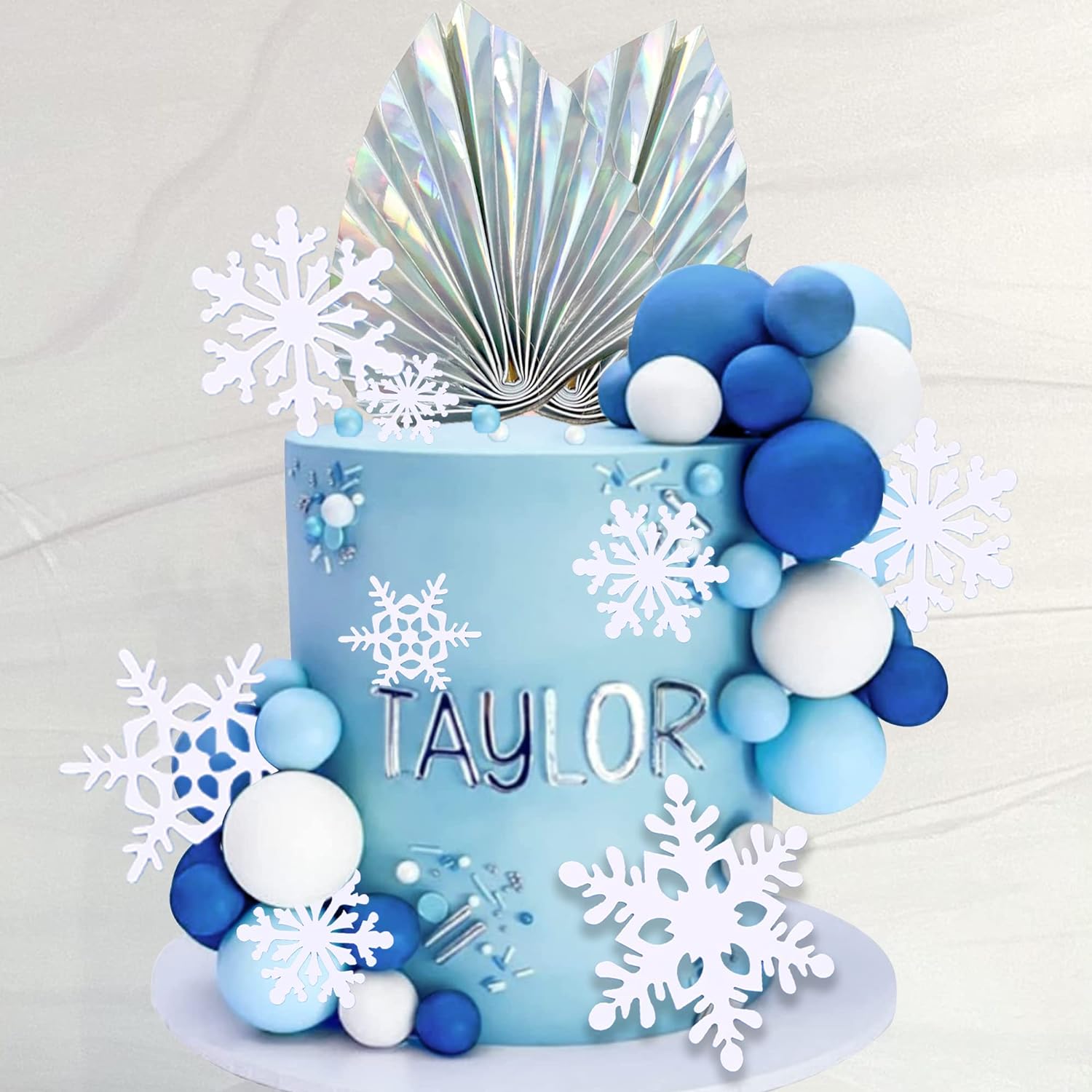 44 PCS Snowflake Cake Toppers  - Meal Prep Frozen 评论和价格