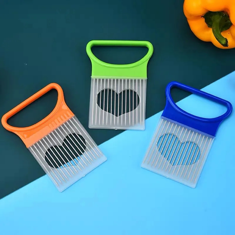 1-3pcs Effortlessly Slice Onio - Onion Holder Slicer 评论和价格