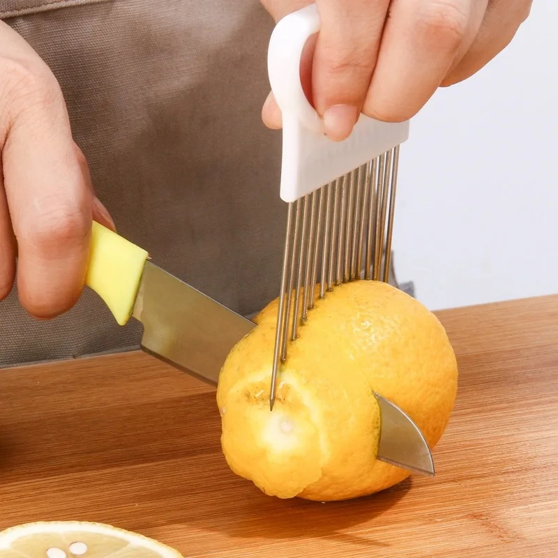 1-3pcs Effortlessly Slice Onio - Onion Holder Slicer 评论和价格