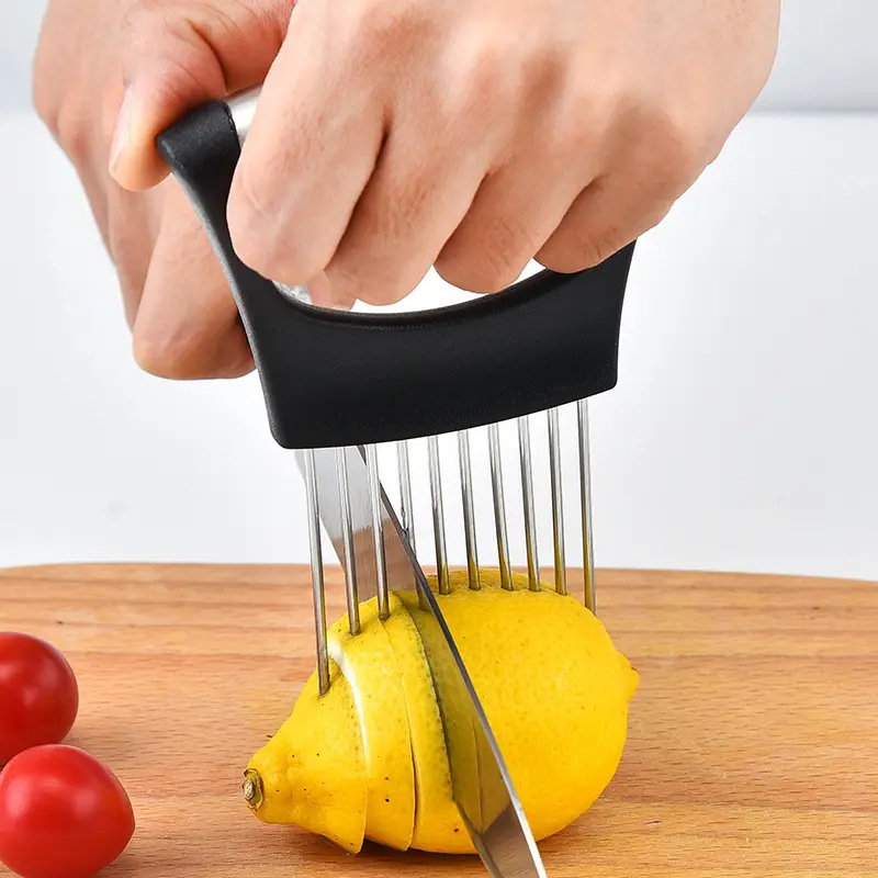 Stainless Steel Onion Needle S - Onion Holder Slicer 评论和价格