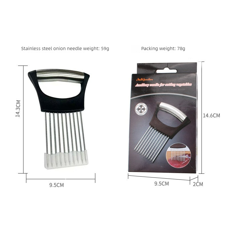 Stainless Steel Onion Needle S - Onion Holder Slicer 评论和价格