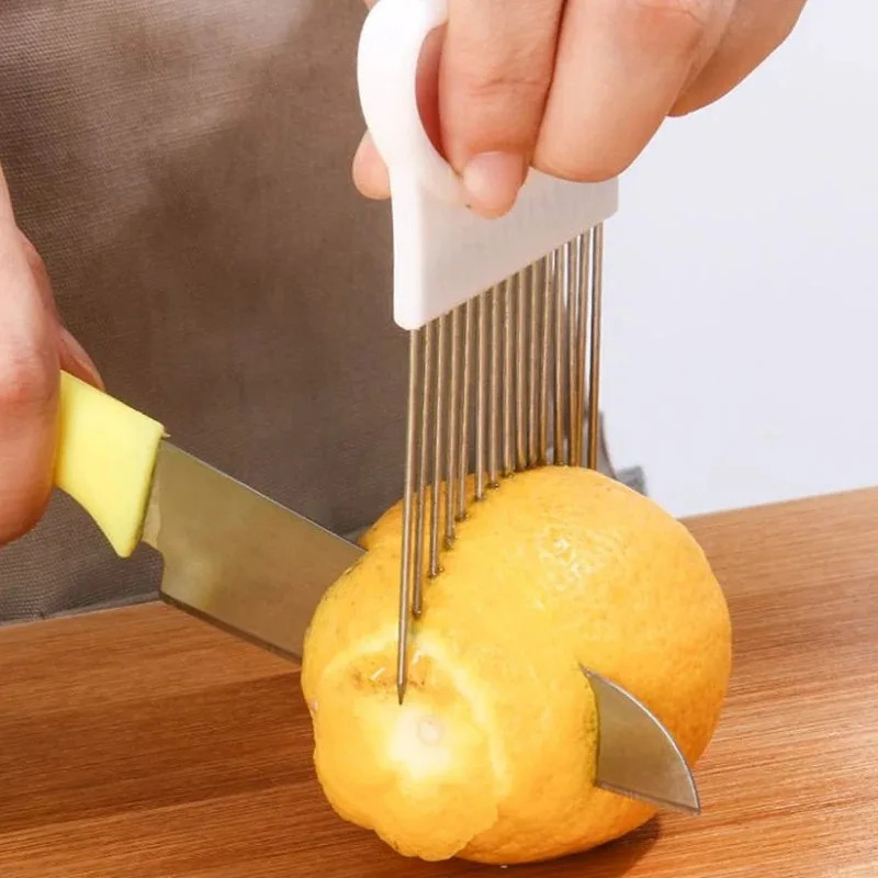 1/2/3/4pcs Effortlessly Slice  - Onion Holder Slicer 评论和价格