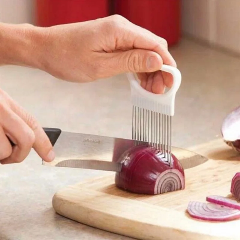 Effortlessly Slice Onions with - Onion Holder Slicer 评论和价格