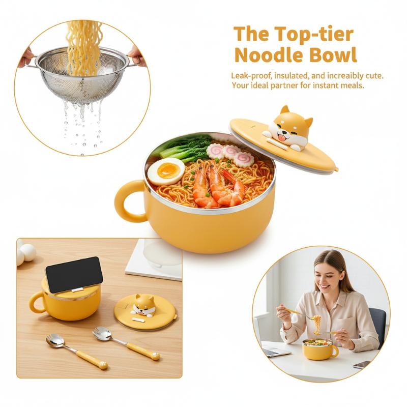 Stainless Steel Instant Noodle - Meal Prep Lunch 评论和价格